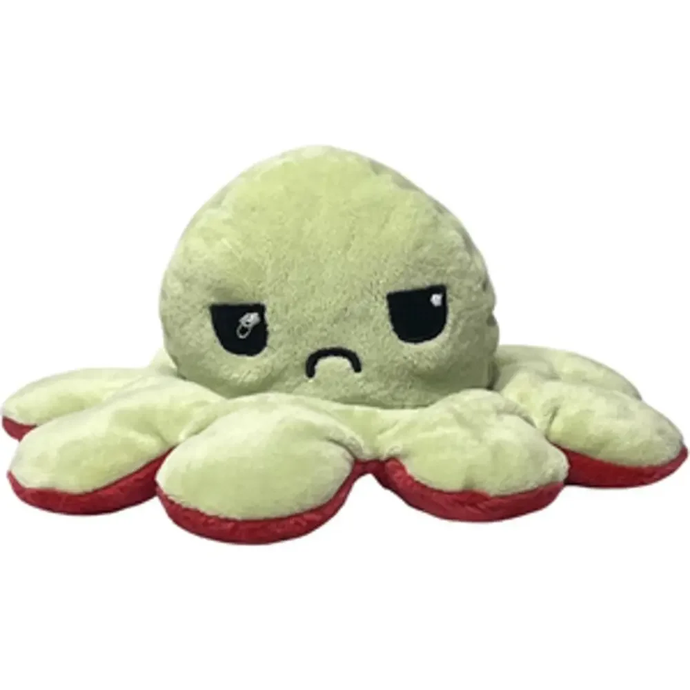 Red Green Inside Out Emotions Octopus Plush Small
